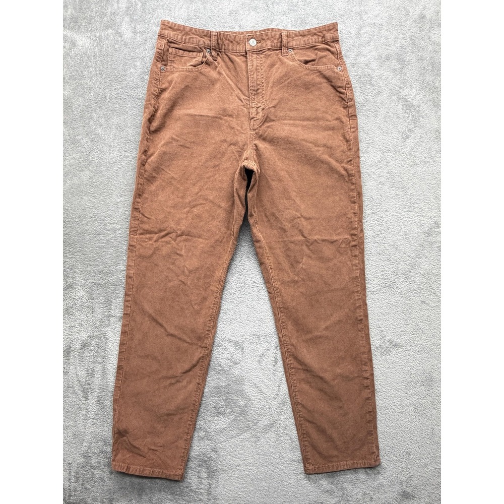 American Eagle Outfitters Pants Womens 16 Long Brown‎ Corduroy Chino Stretch